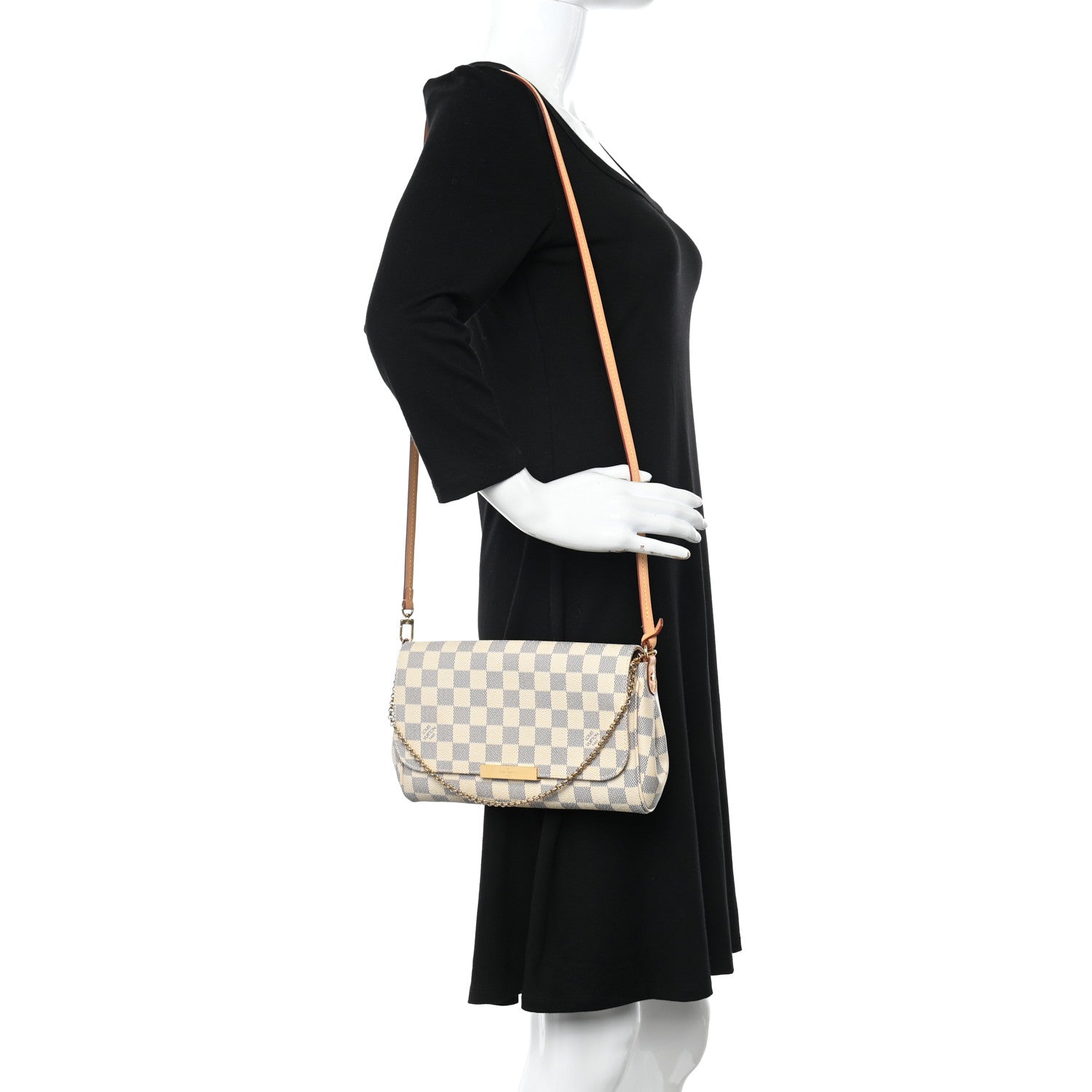 Louis Vuitton Damier Azur Favorite MM 2 of 12