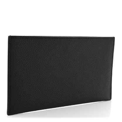 Louis Vuitton Calfskin Felicie Chain Wallet Card Holder Insert Black 3 of 6