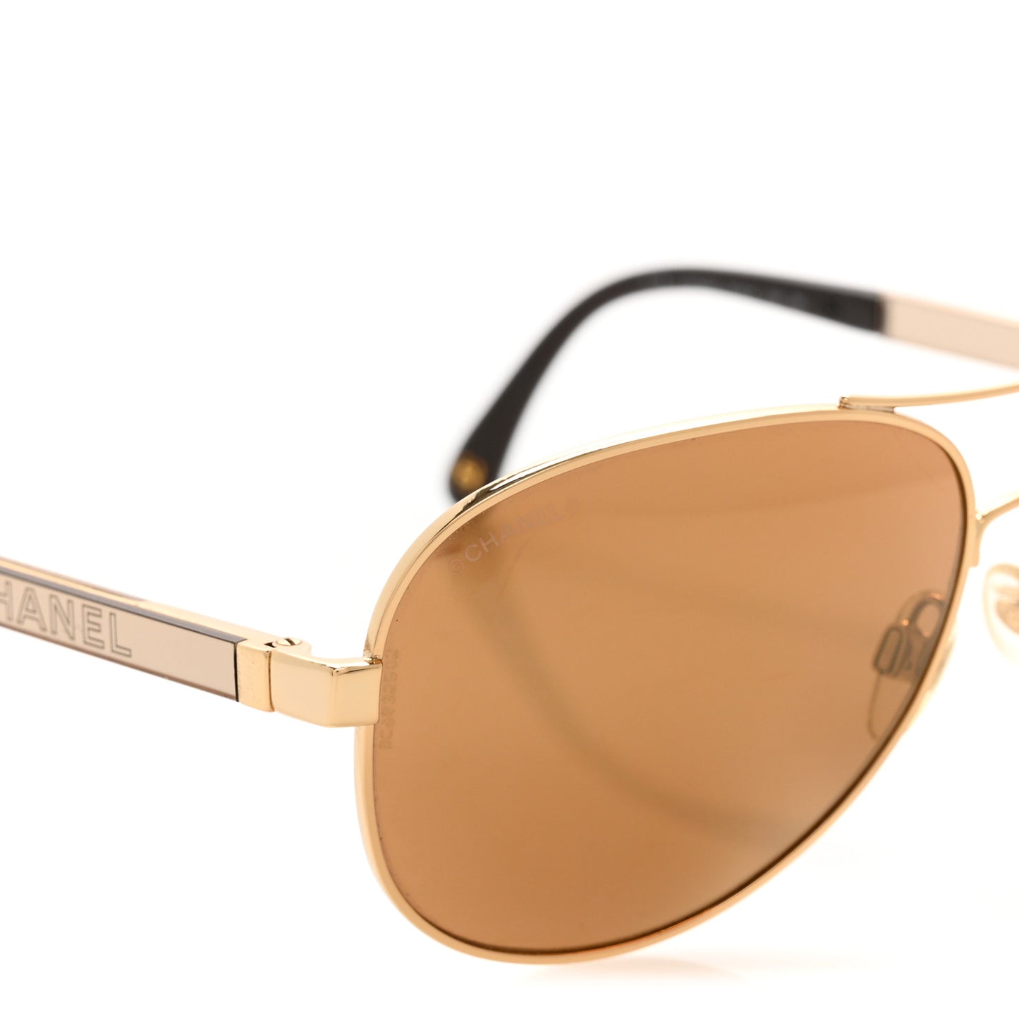 Metal Aviator Sunglasses 4179 Brown