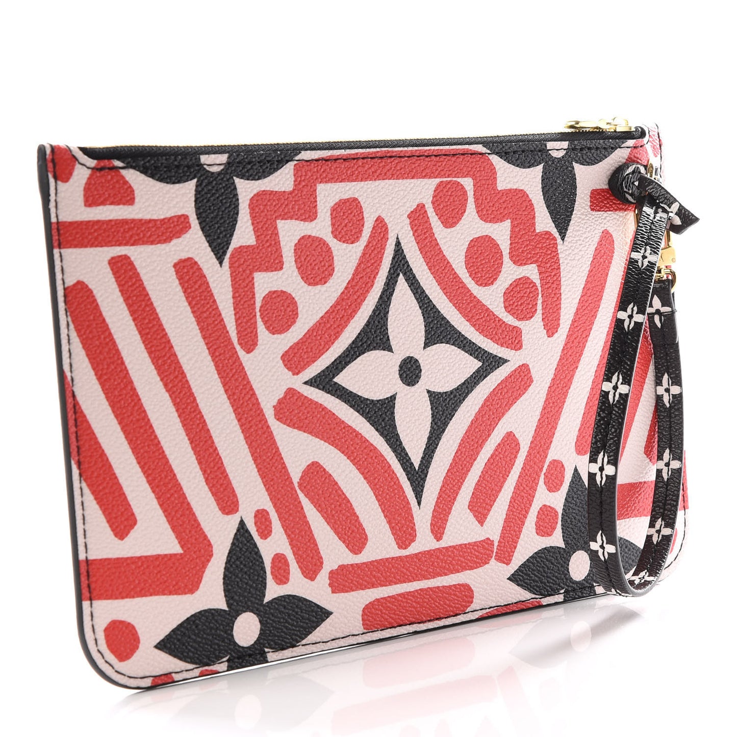 Monogram Giant Crafty Neverfull MM GM Pochette Creme Rouge Black