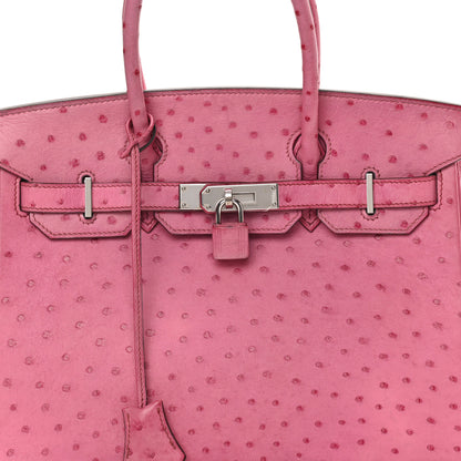 Hermes Ostrich Birkin 30 Fuchsia 7 of 14
