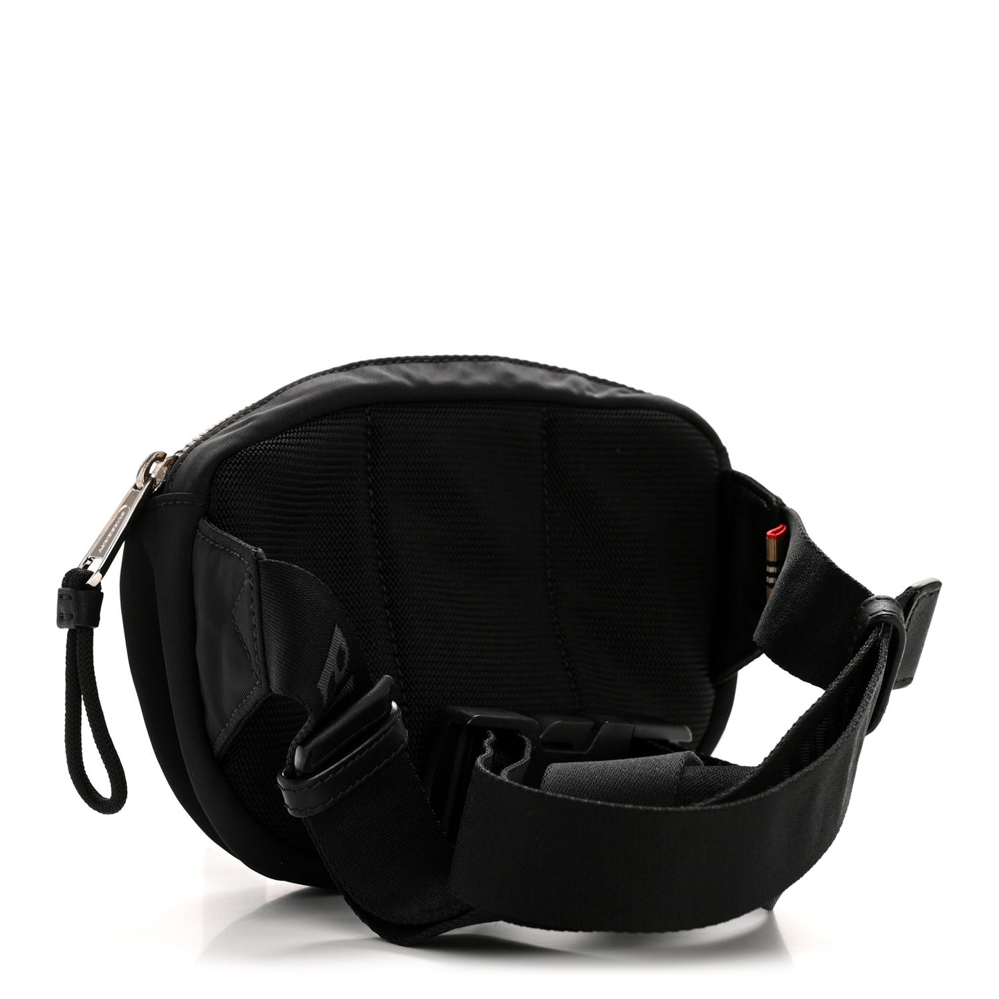 Econyl Logo Print Small Cannon Bum Bag Black