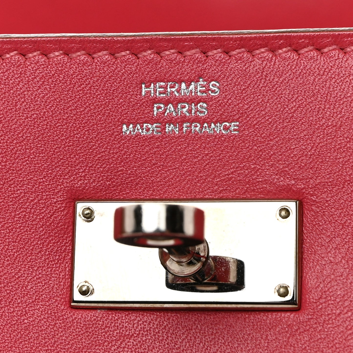 Tadelakt Kelly Longue Wallet Rose Lipstick