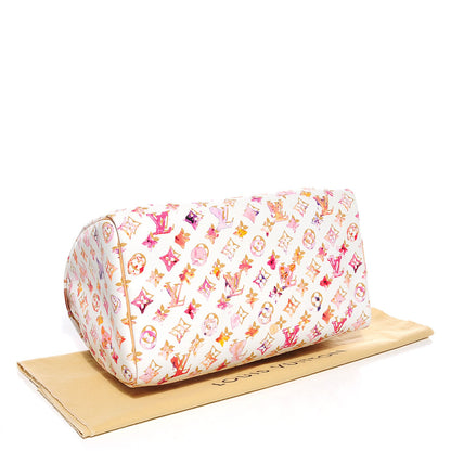 Louis Vuitton Watercolor Aquarelle Speedy 35 White 4 of 7
