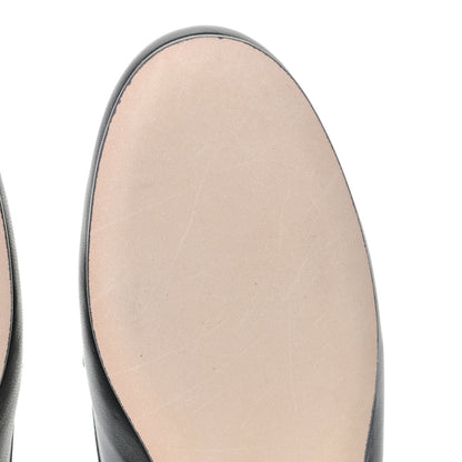 Chanel Lambskin Pearl CC Mules 36 Black 9 of 12
