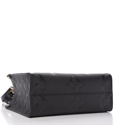 Louis Vuitton Empreinte Monogram Giant Onthego PM Black 4 of 10