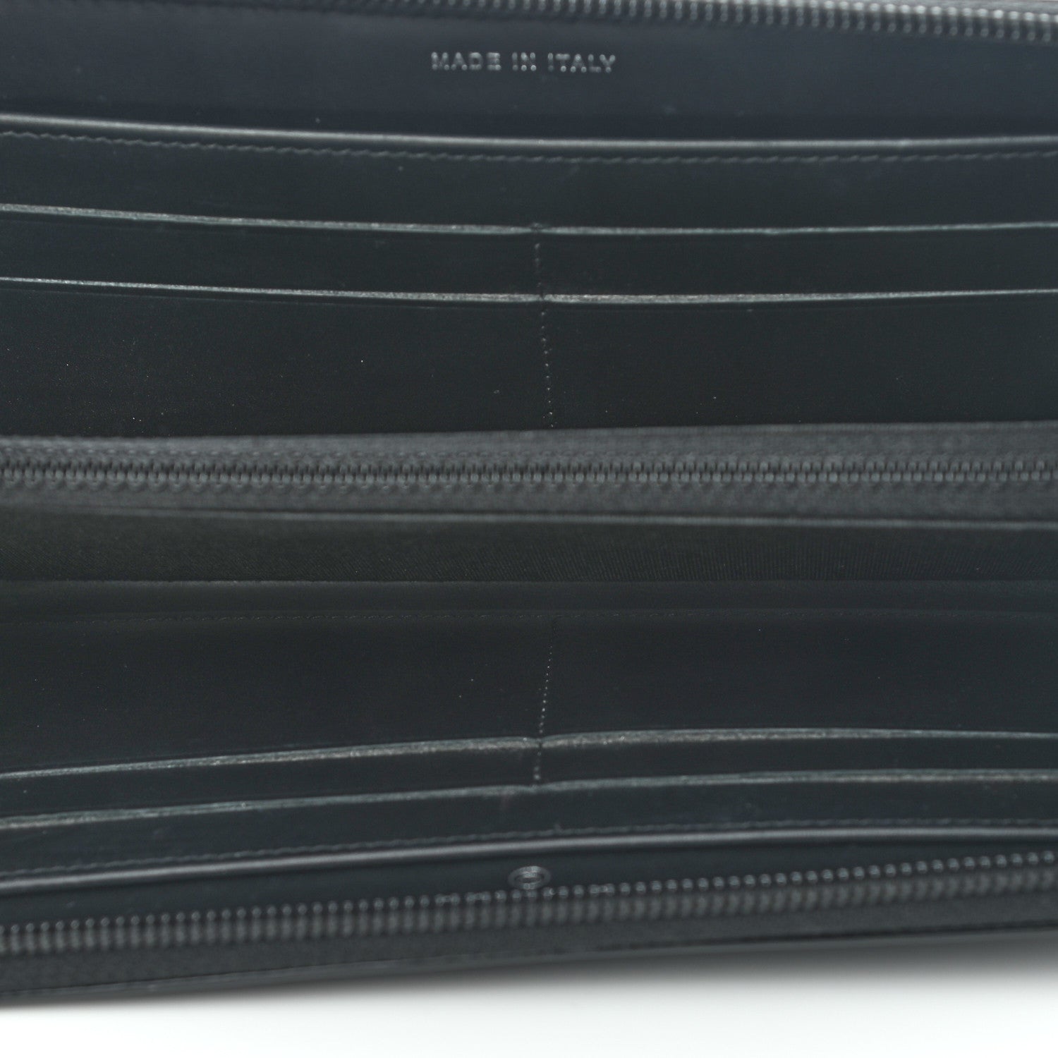 Chanel Patent Calfskin Quilted Boy L-Gusset Zip Wallet Black 4 of 8