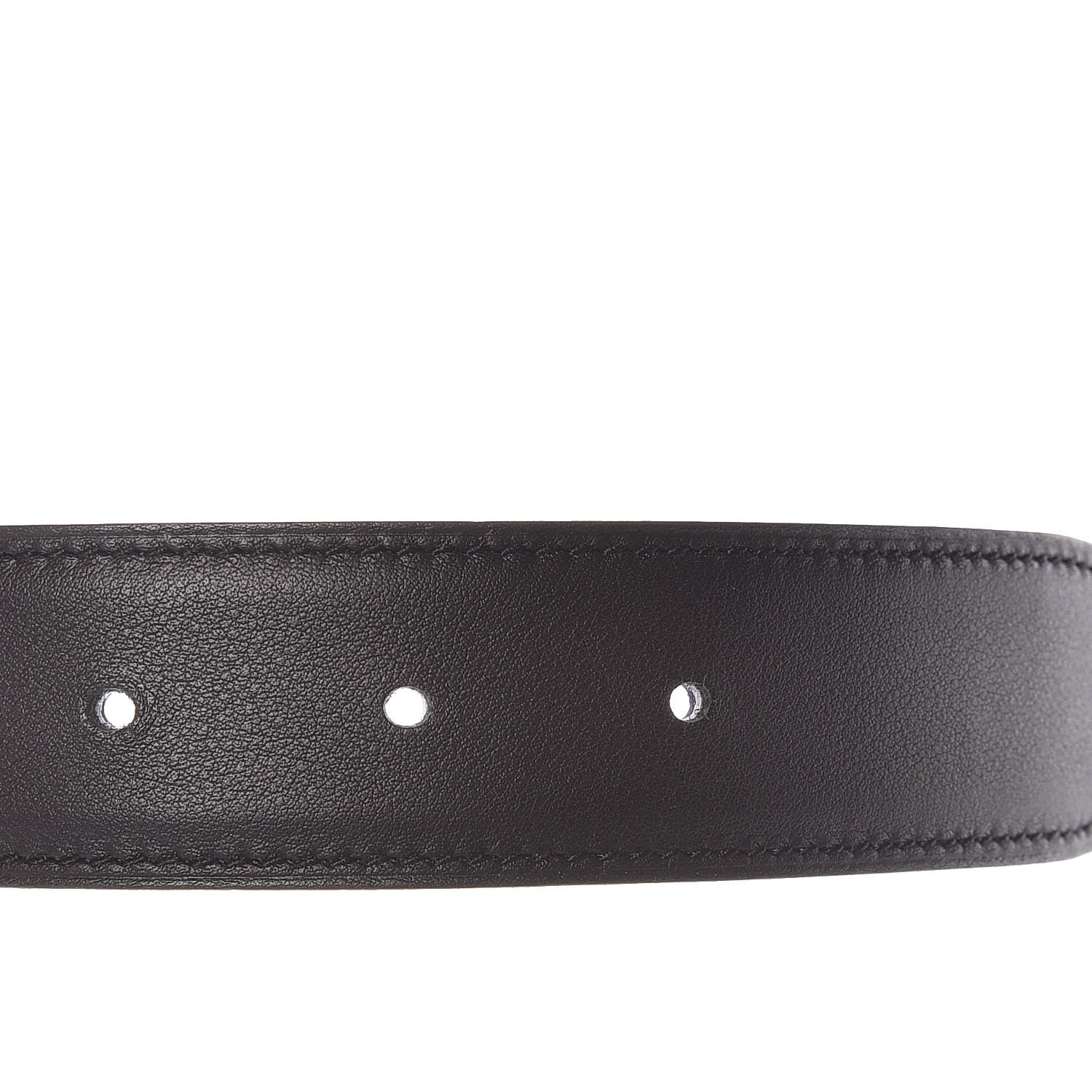 Hermes Swift Epsom 32mm Collier De Chien CDC Belt 90 Black Bleu Saphir 4 of 8