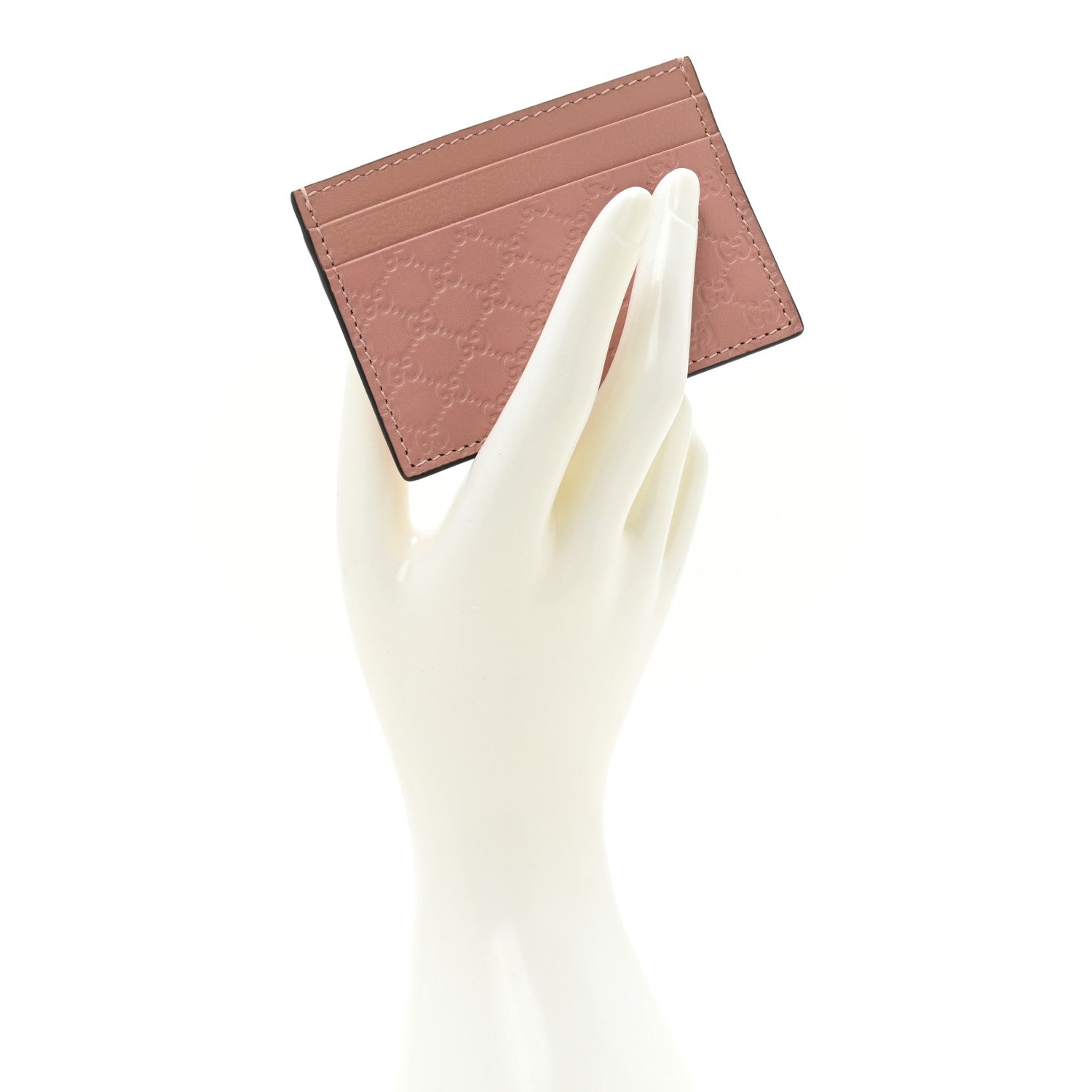 Gucci Microguccissima Card Holder Soft Pink 2 of 9