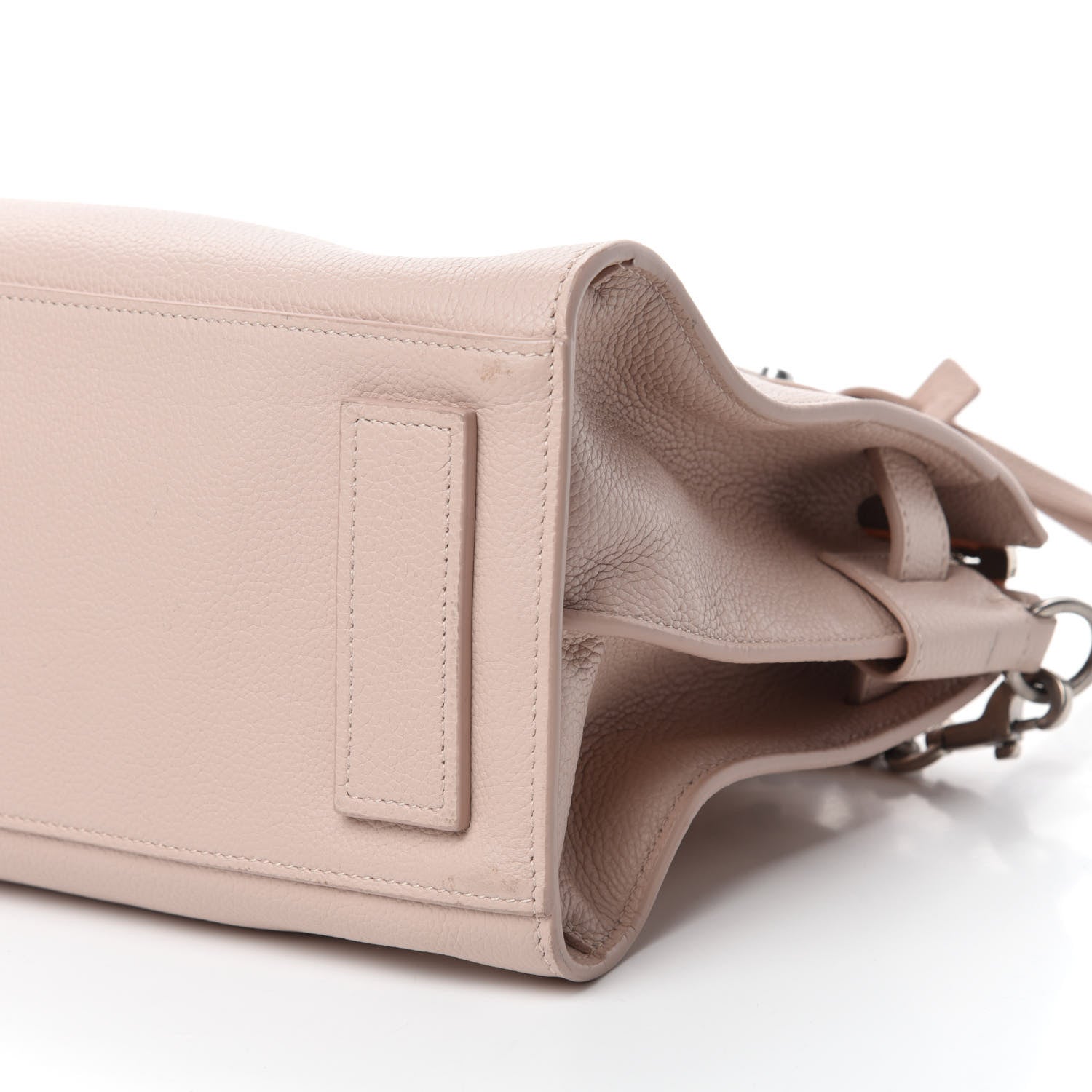 Saint Laurent Grained Calfskin Baby Sac De Jour Souple Marble Pink 7 of 12