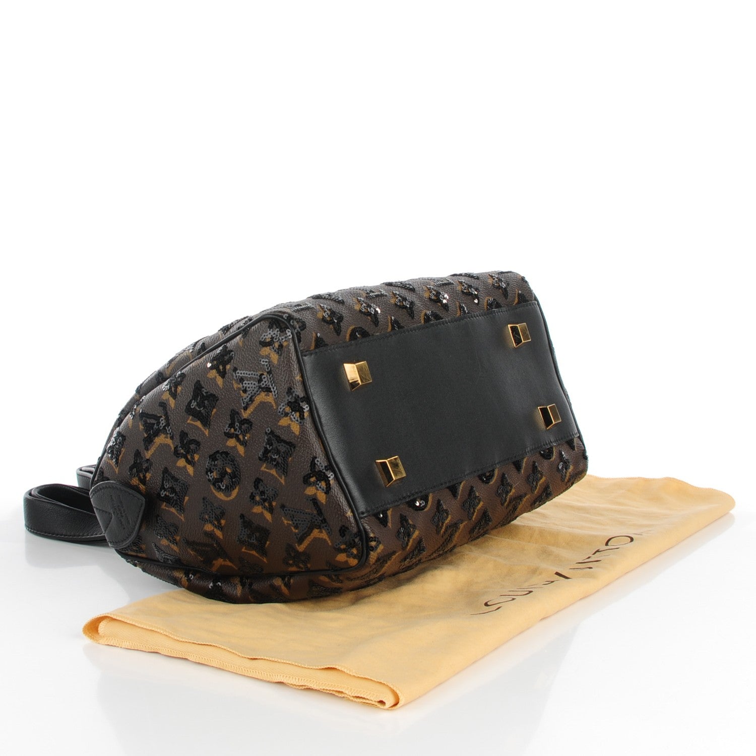 Louis Vuitton Monogram Sequins Eclipse Speedy 28 Black 4 of 8