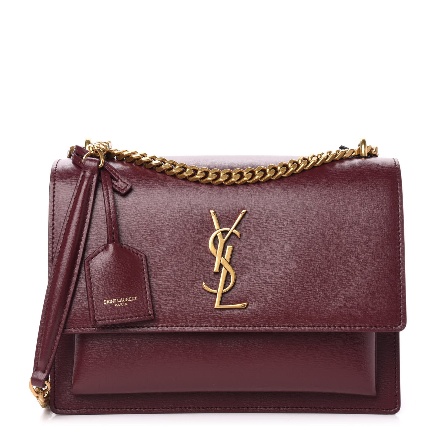Calfskin Medium Monogram Sunset Bordeaux