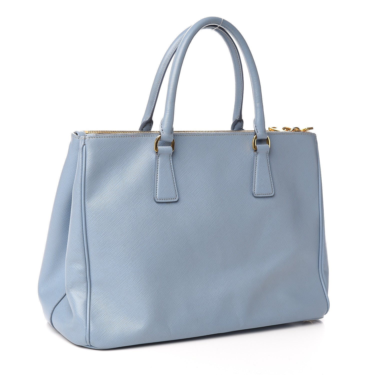 Prada Saffiano Medium Galleria Double Zip Tote Aviazione 3 of 20