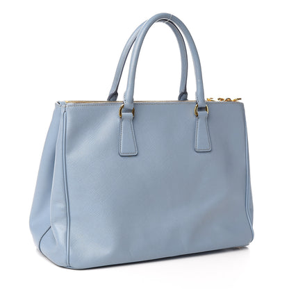 Prada Saffiano Medium Galleria Double Zip Tote Aviazione 3 of 20