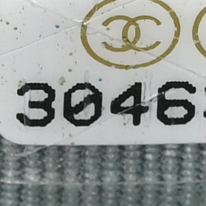 Chanel Caviar Quilted Flap Card Holder Wallet Blue 7 of 8