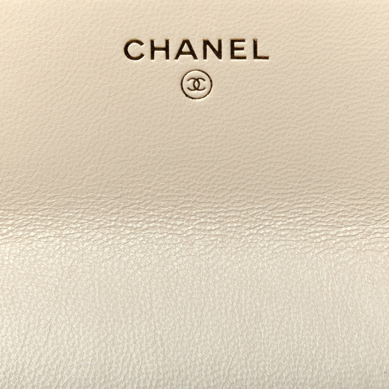 Chanel Goatskin Quilted Chanel 19 Wallet On Chain WOC Light Beige 6 of 10