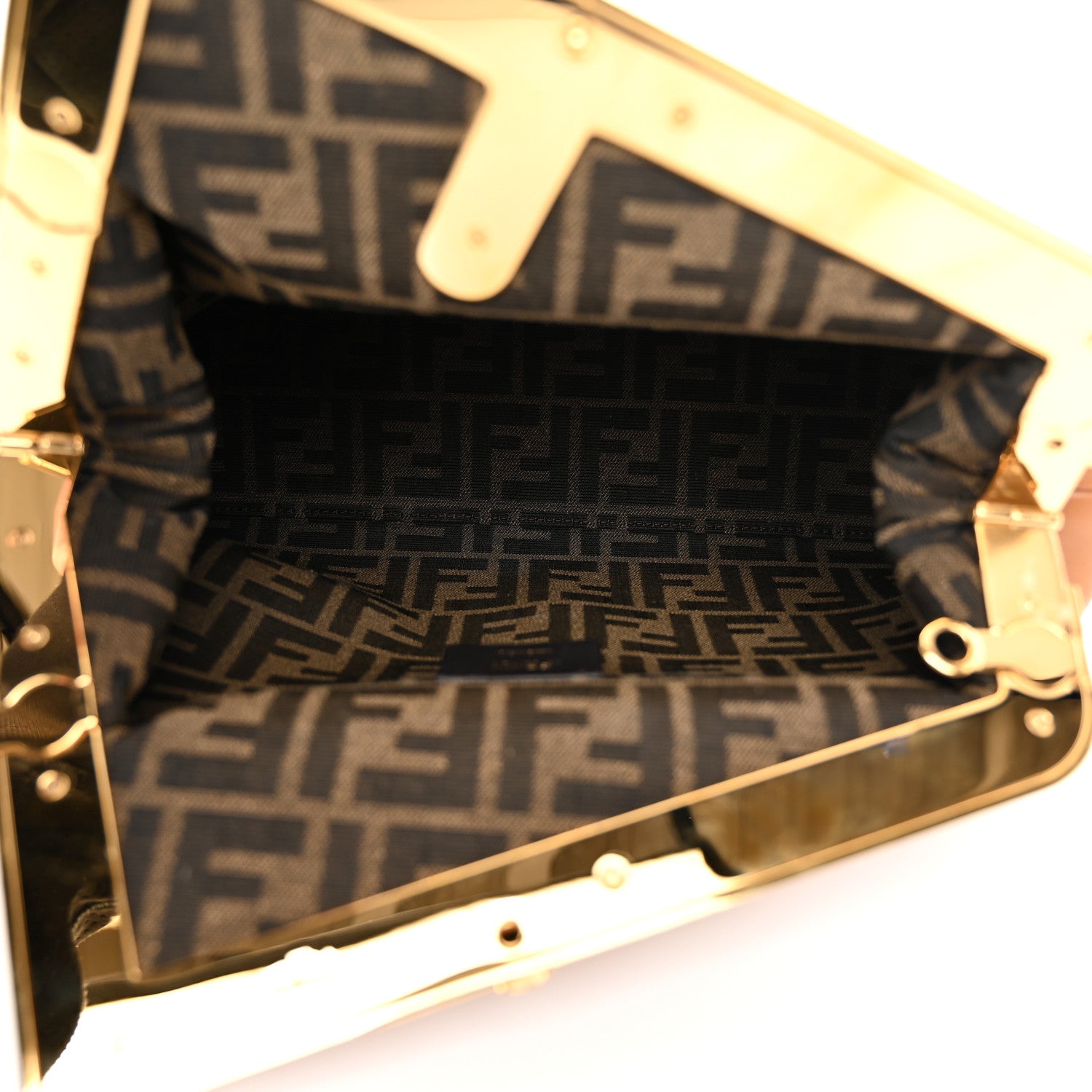 Fendi Shiny Nappa Medium Fendi First Caramello 5 of 10