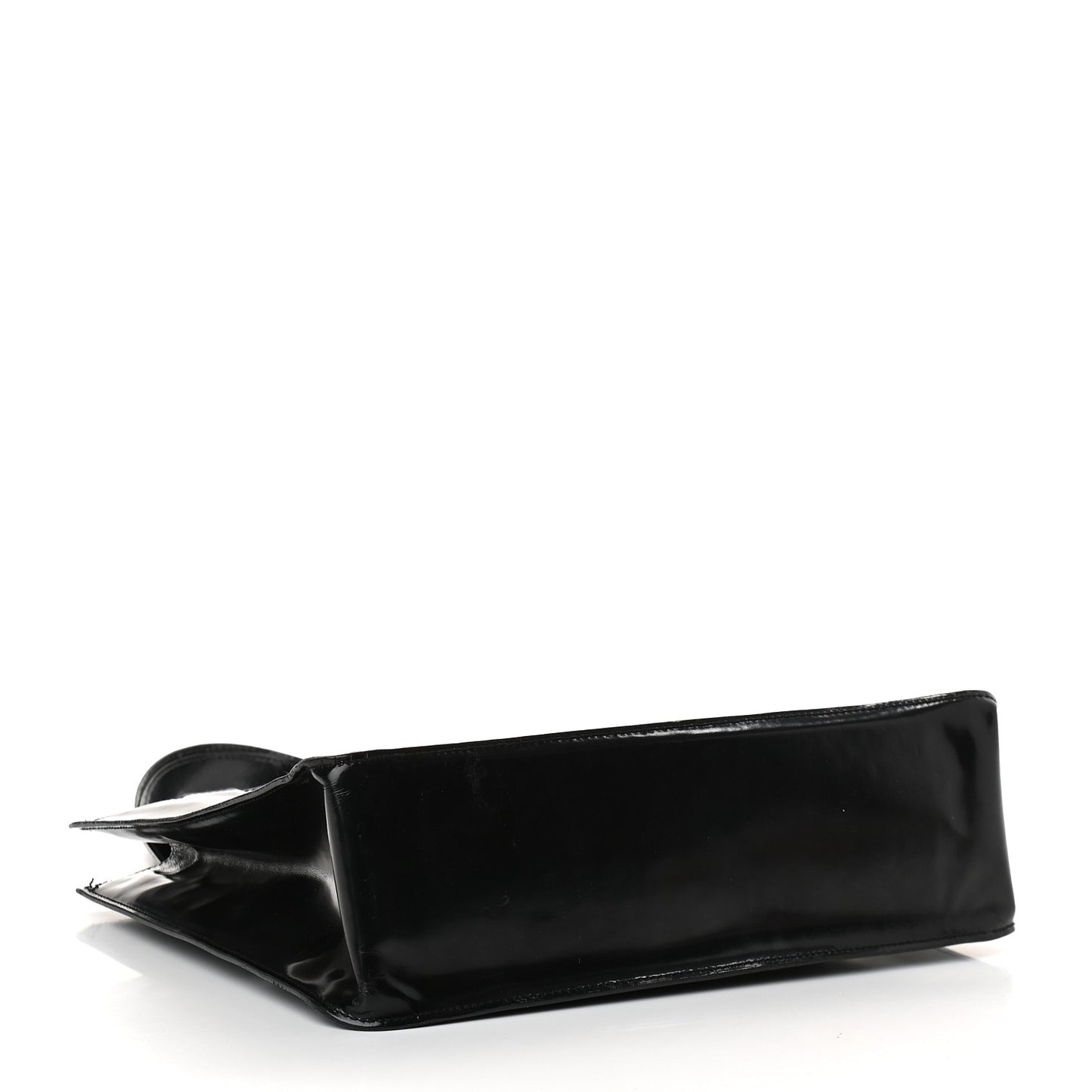 Patent CC Shopper Tote Black
