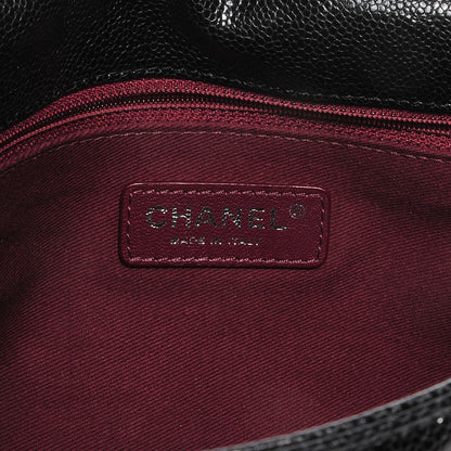 Chanel Crumpled Grained Calfskin CC Crave Jumbo Flap Black 7 of 9