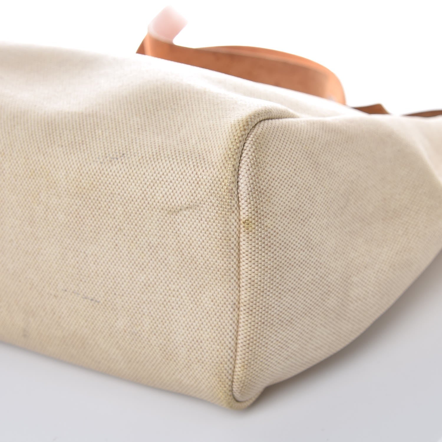 Hermes Toile Vache Calfskin Herbag 40 GM Natural 12 of 17
