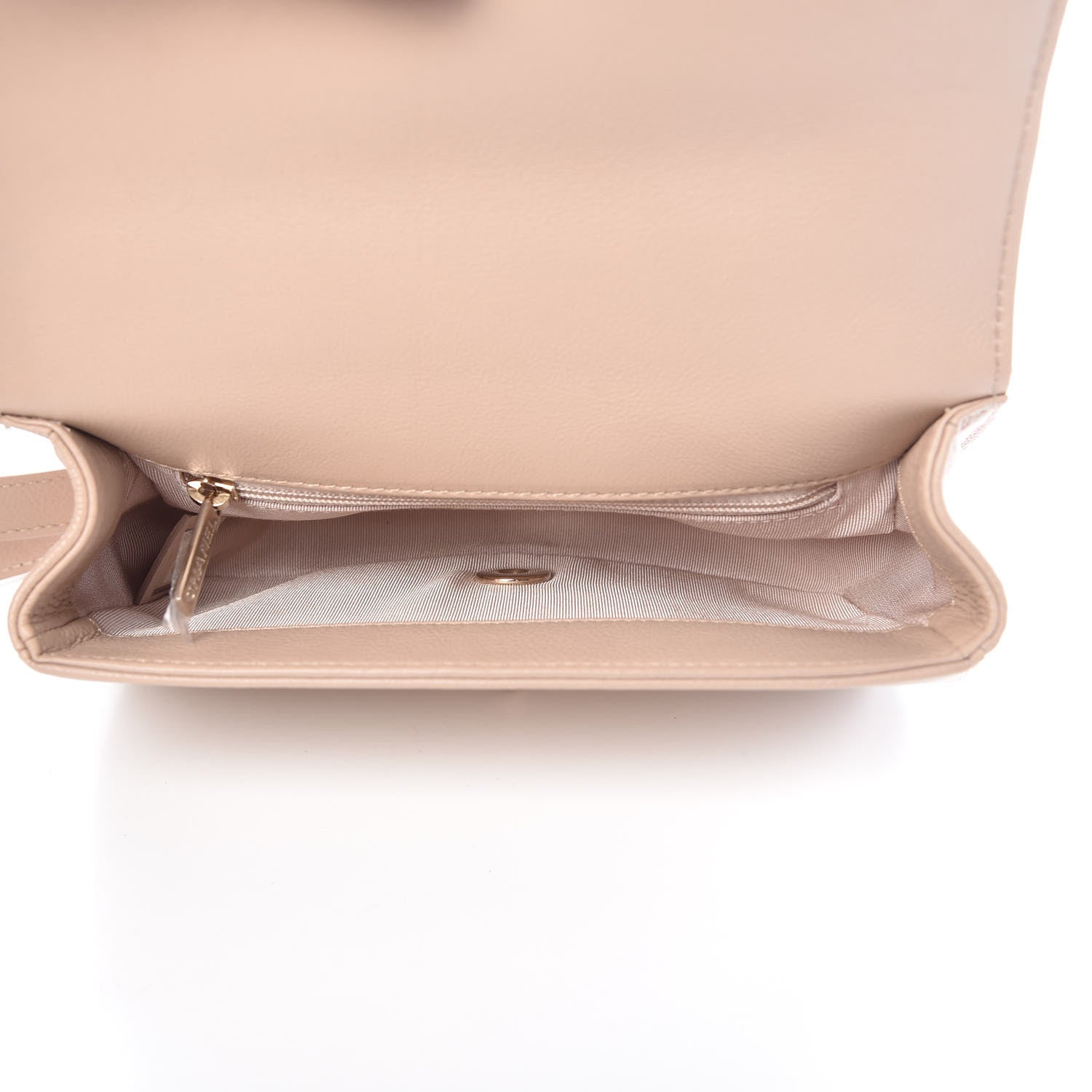 Chanel Caviar Quilted Mini Studded Flap Beige 6 of 11