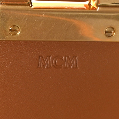 MCM Lauretos Visetos Monogram Mini Tracy Crossbody Bag Black 6 of 10