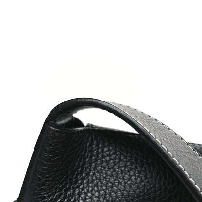 Loewe Grained Calfskin Small Bolso Belt Messenger Bag Black 11 of 12