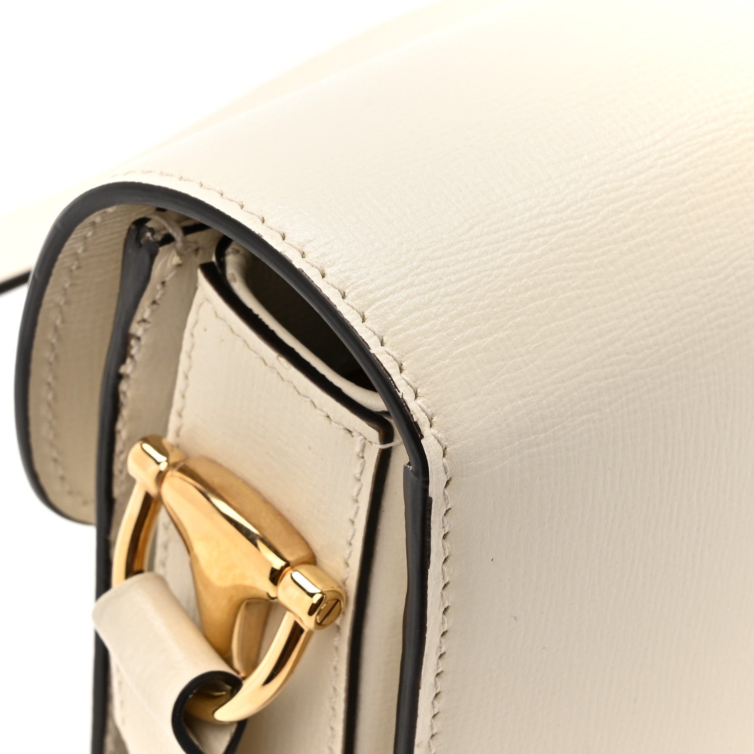 Gucci Azalea Calfskin Horsebit 1955 Shoulder Bag Mystic White 12 of 12