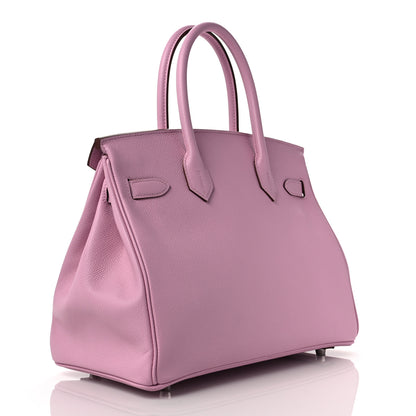 Hermes Epsom Birkin 30 Mauve Sylvestre 2 of 10