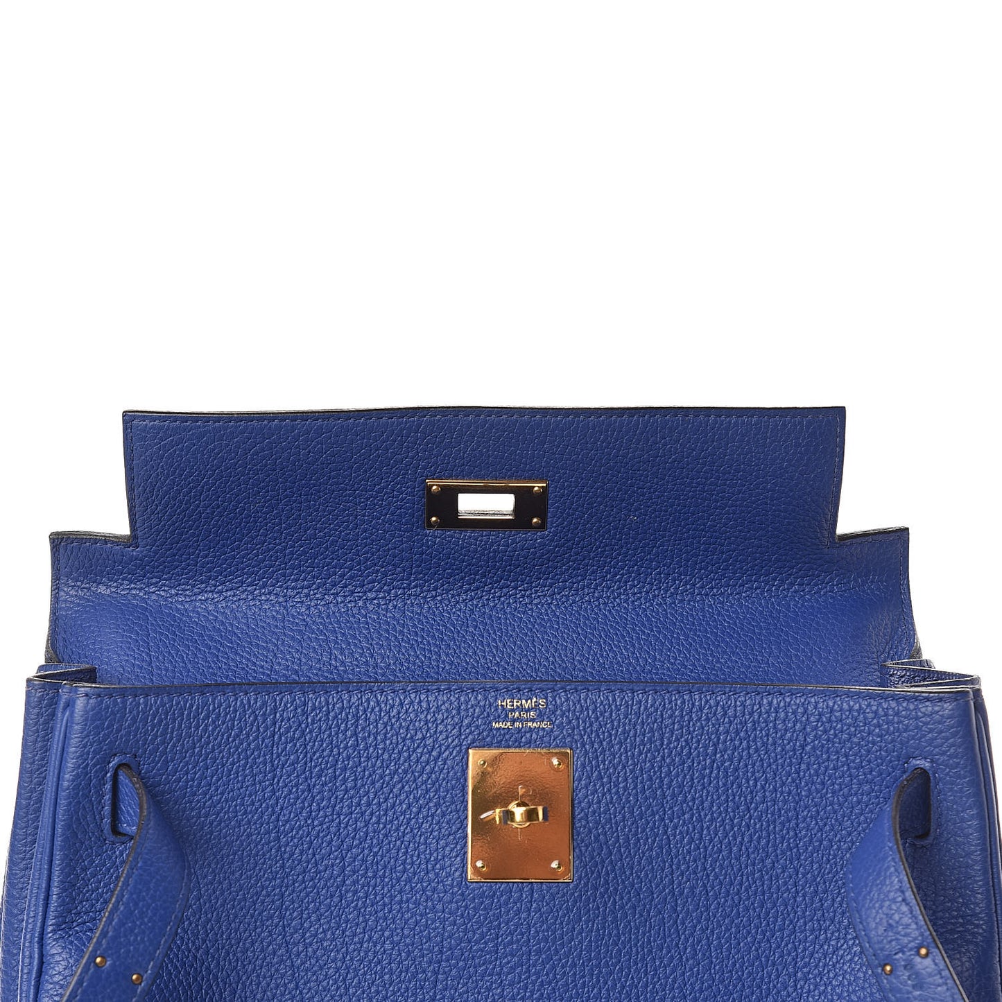 Togo Kelly Retourne 28 Bleu Electrique