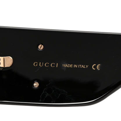 Gucci Acetate Rectangular Sunglasses GG0811S Black 5 of 9