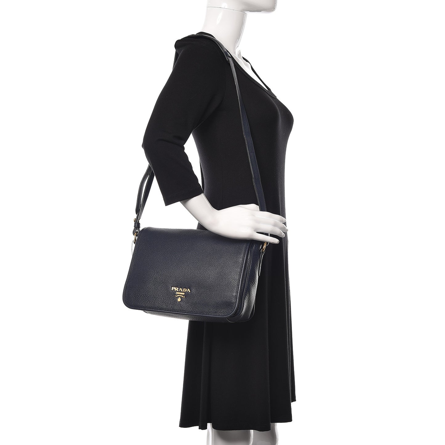Vitello Phenix Crossbody Bag Baltico
