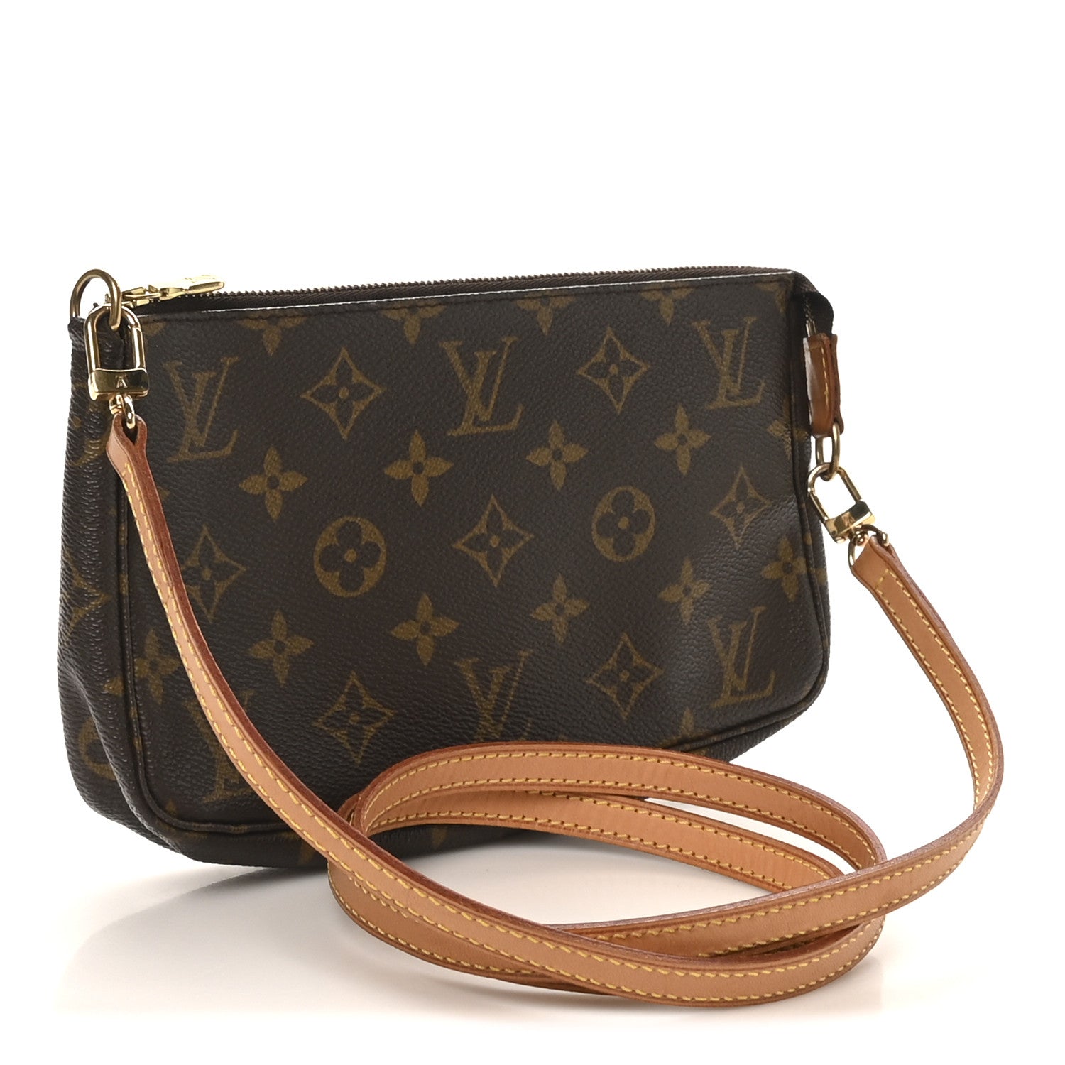 Louis Vuitton Monogram Accessories Pochette Long Strap 2 of 8