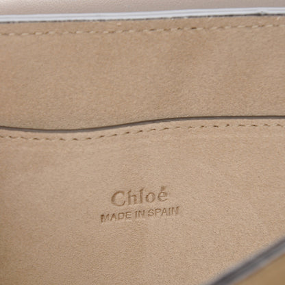 Chloe Suede Calfskin Small Faye Shoulder Bag Motty Grey 6 of 8