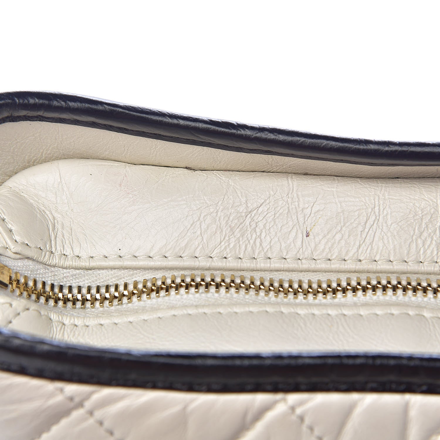 Chanel Aged Calfskin Quilted Medium Gabrielle Hobo Black White 8 of 13