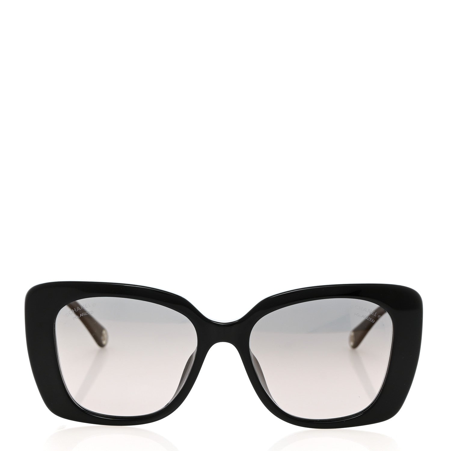 Chanel Acetate Rectangle Sunglasses 5504A Black 2 of 7