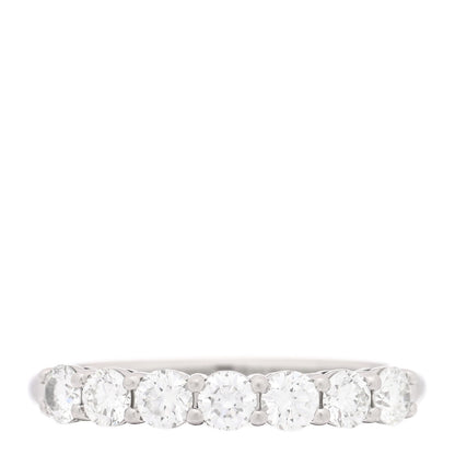 Tiffany Platinum Diamond 3mm Tiffany Forever Half Circle Band Ring 49 5 1 of 4