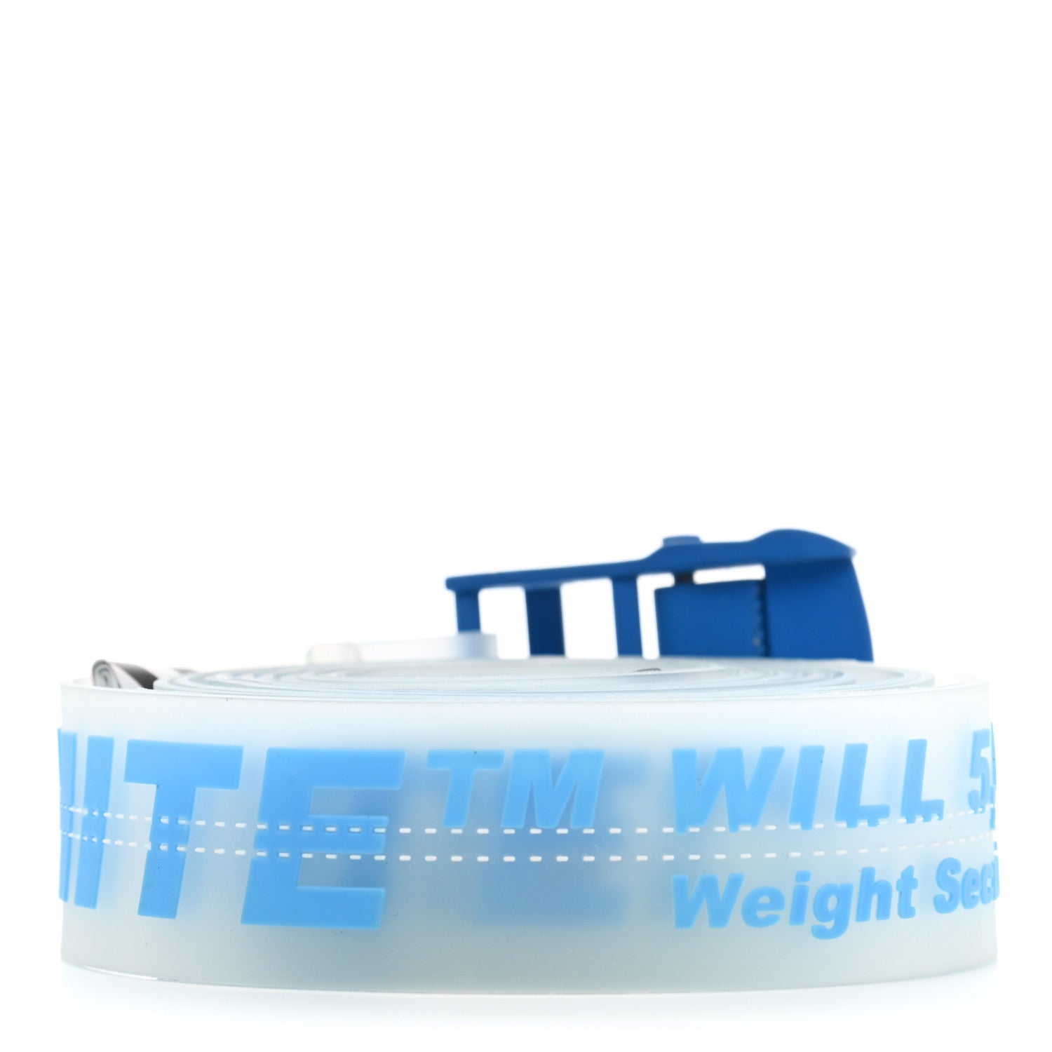 Off-White Rubber Industrial Belt Blue 2 of 6