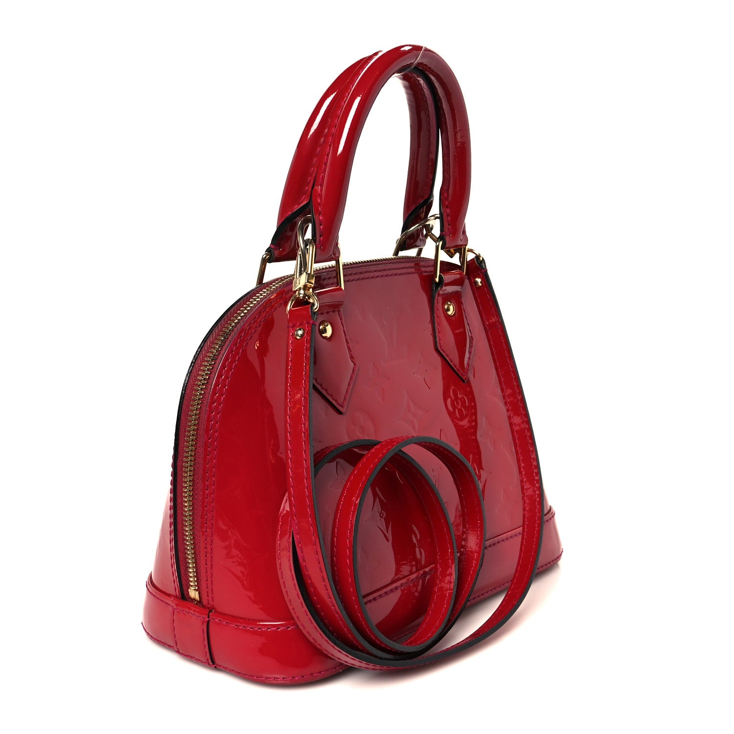 Louis Vuitton Vernis Alma BB Rose Indien 3 of 10