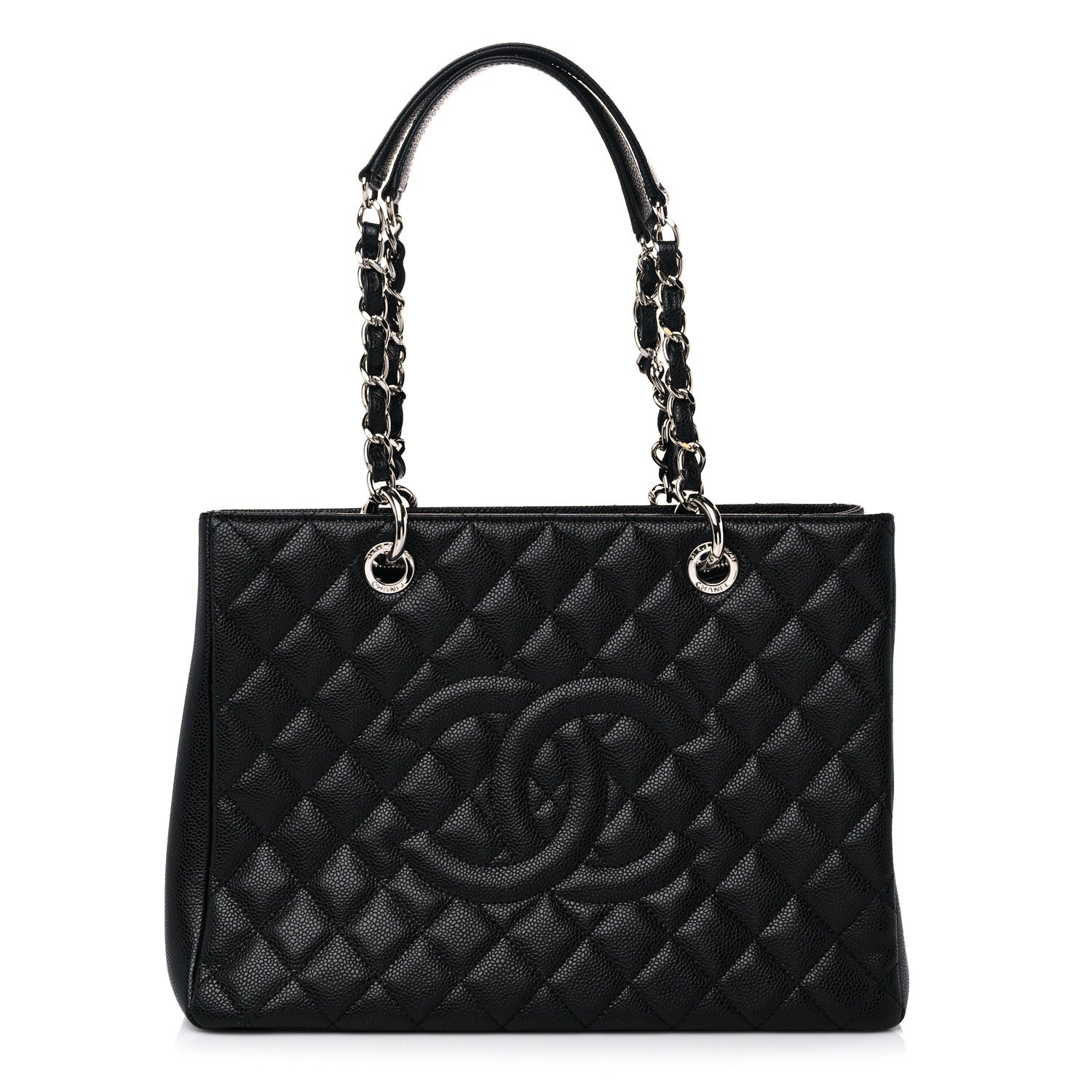 Chanel Caviar Quilted Grand Shopping Tote GST Black 1 of 11