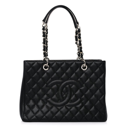 Chanel Caviar Quilted Grand Shopping Tote GST Black 1 of 11