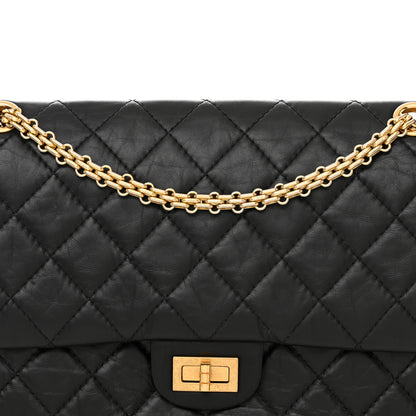 Chanel Aged Calfskin Quilted 2.55 Reissue 226 Flap Black 9 of 13
