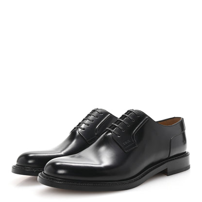 Christian Dior Calfskin Mens Derby Shoes 42 Black 4 of 9