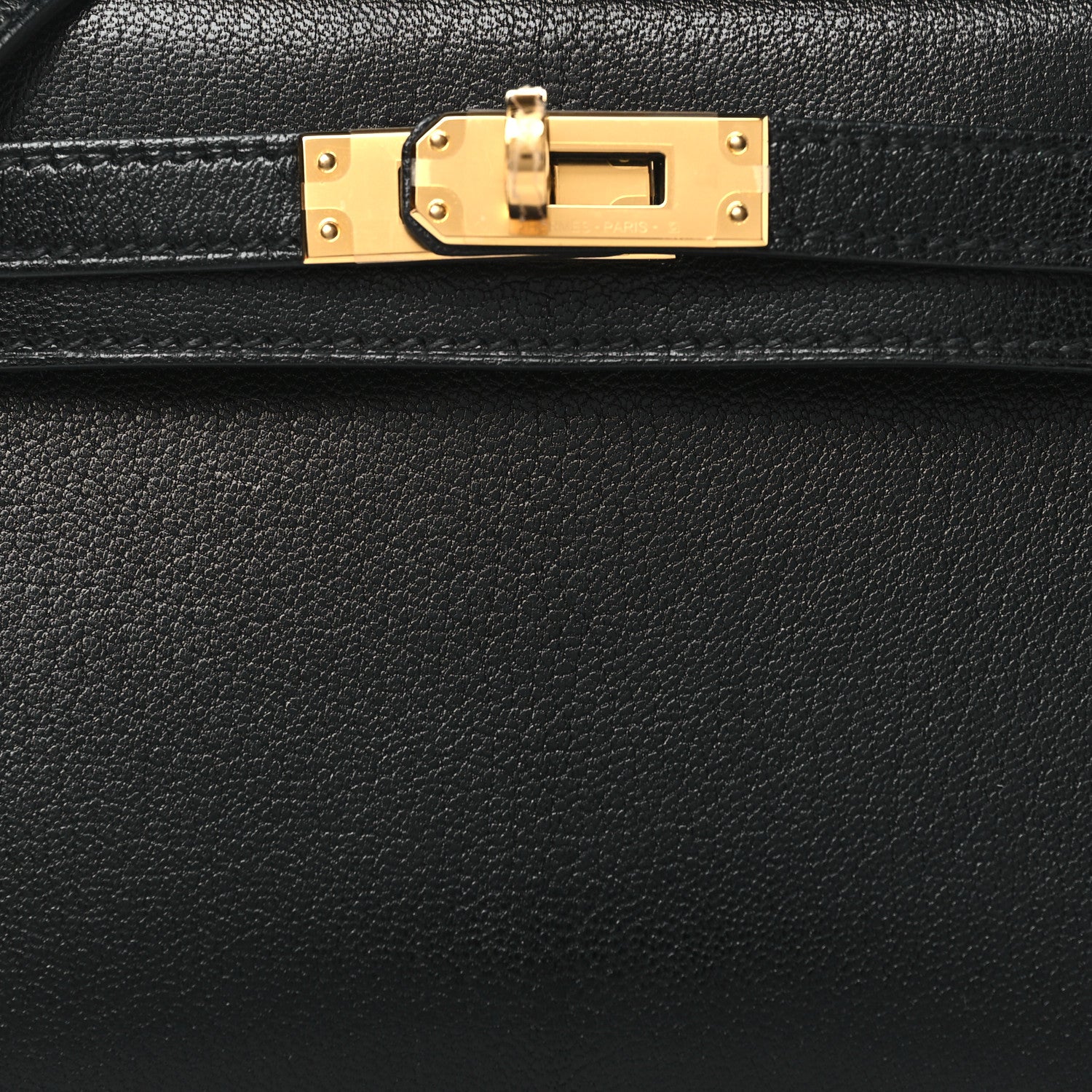 Hermes Chevre Chamkila Mini Kelly Sellier 20 Black 8 of 11
