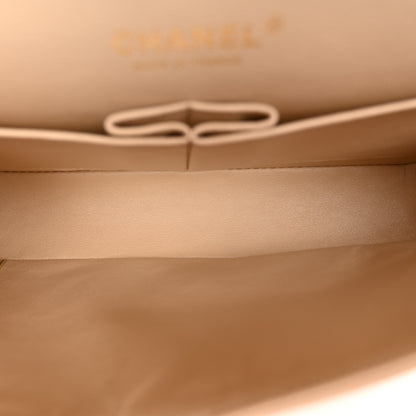 Chanel Caviar Quilted Medium Double Flap Beige 5 of 10