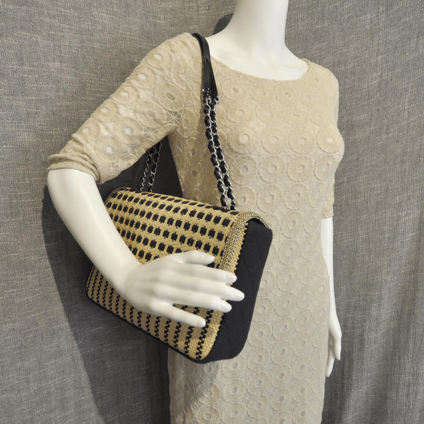 Cannes Raffia Mademoiselle Flap