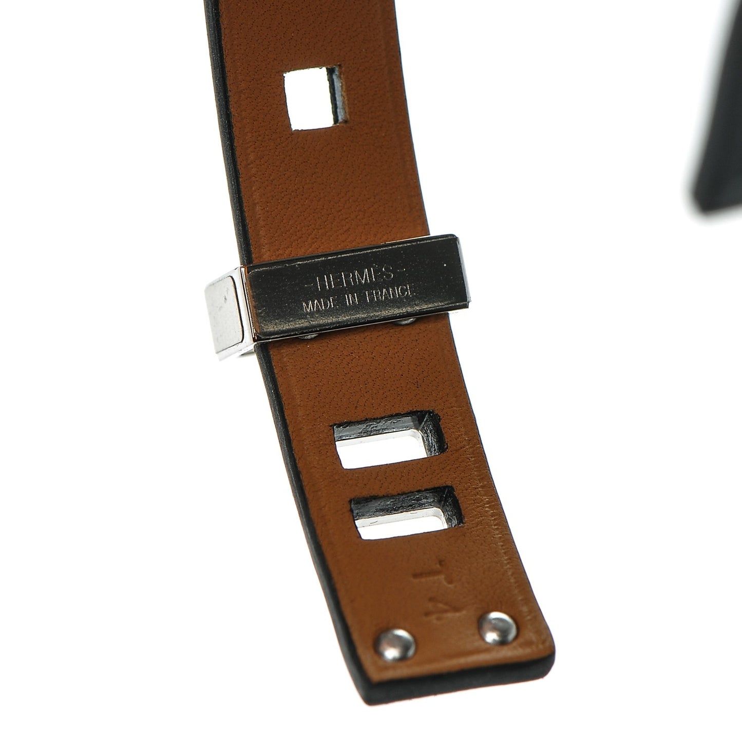 Swift Mini Dog Perforated Square Bracelet T4 Black