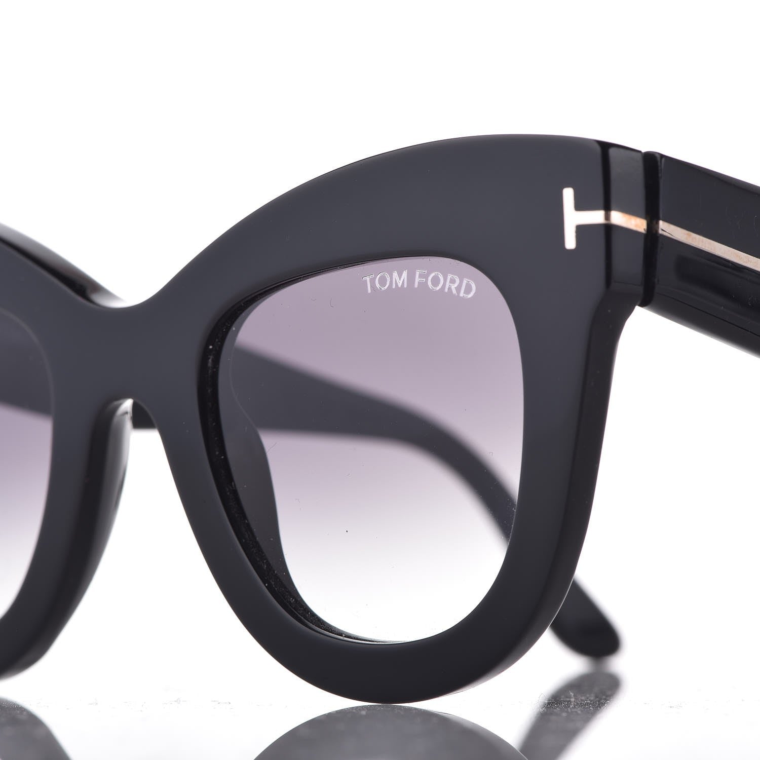 Tom Ford Karina Cat Eye Sunglasses TF612 Black 7 of 7