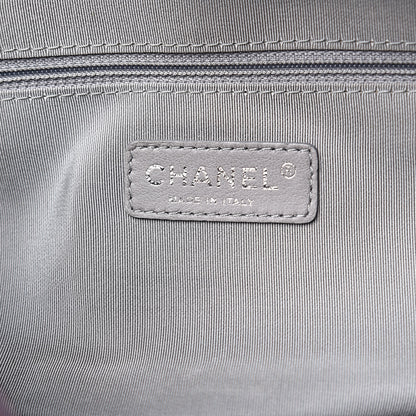 Chanel Nylon Quilted Tweed Stitch Bubble Tote Plum 7 of 12