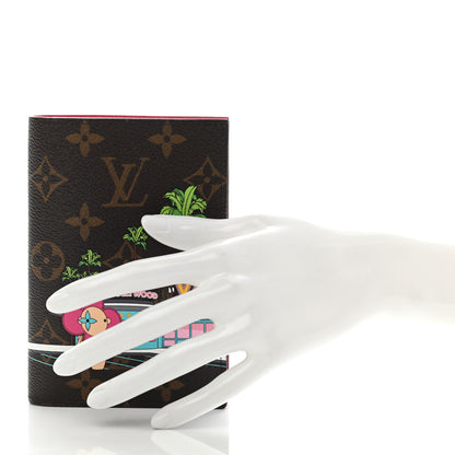 Louis Vuitton Monogram 2021 Christmas Animation Hollywood Passport Cover Fuchsia 2 of 6